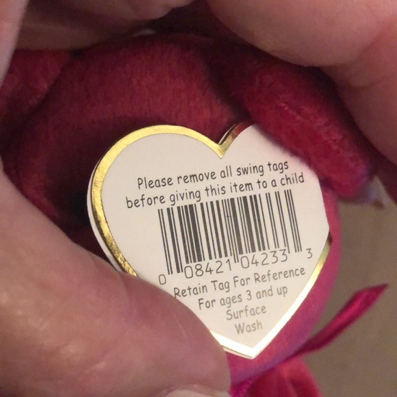 NWT 1999 VALENTINA BEAR by Ty Beanie Babies - Picture 10 of 10